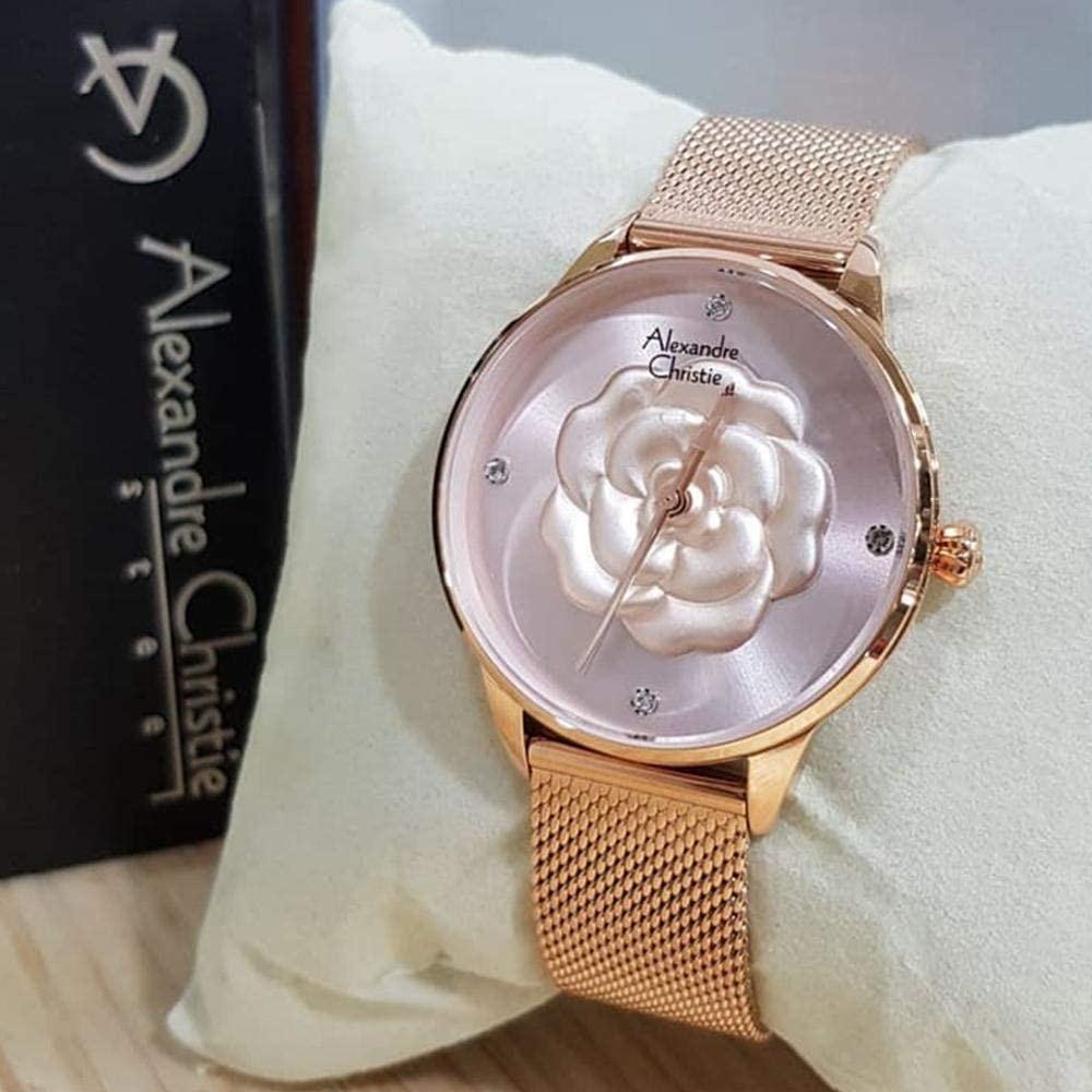 Hình ảnh Đồng hồ đeo tay nữ hiệu Alexandre Christie 2723LHBRGRG