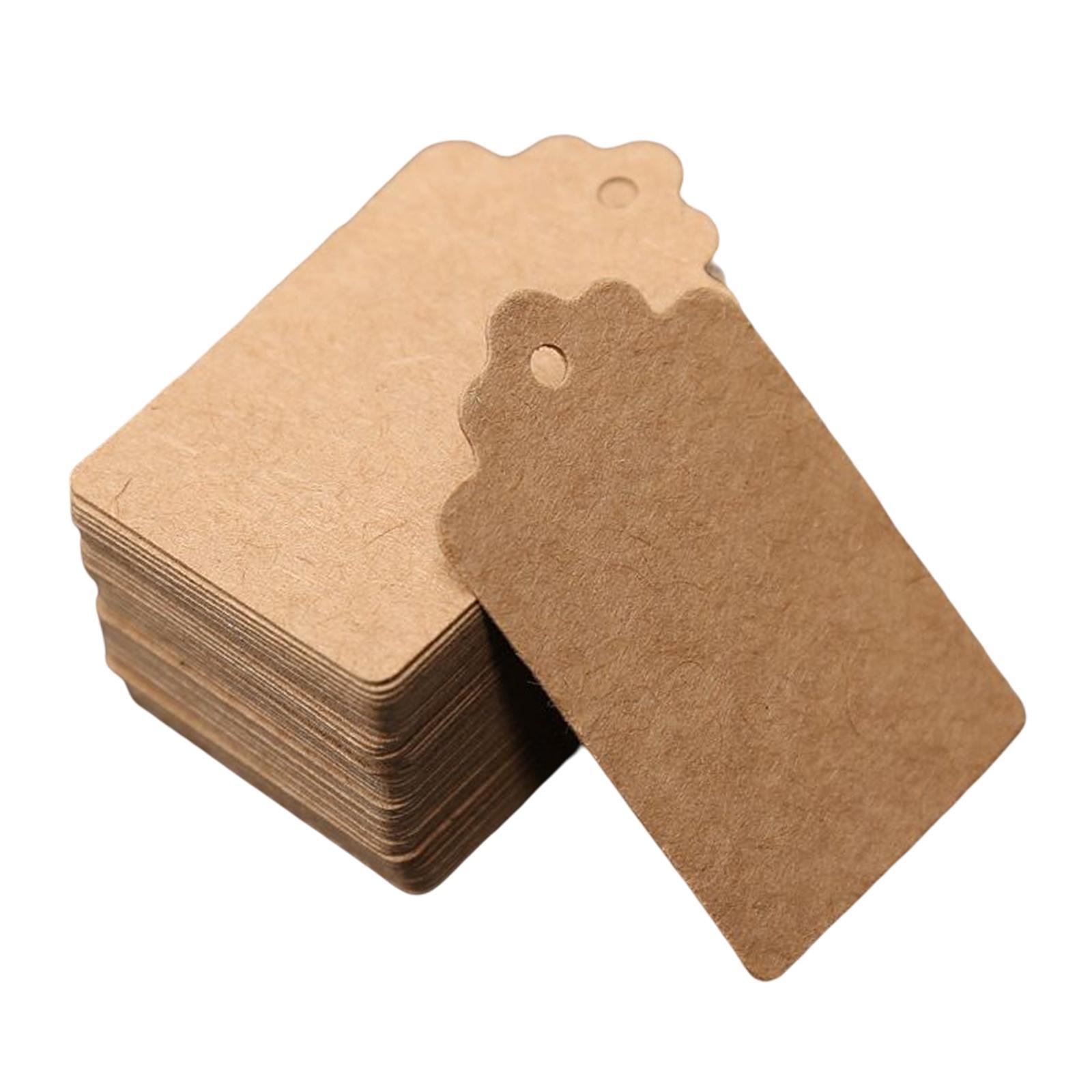 100Pieces Paper Tags Multipurpose Hang Labels for Gift Thanksgiving Wedding