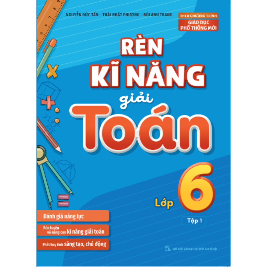 Sách - Rèn Kĩ Năng Giải Toán Lớp 6 ( Bộ 2 tập )