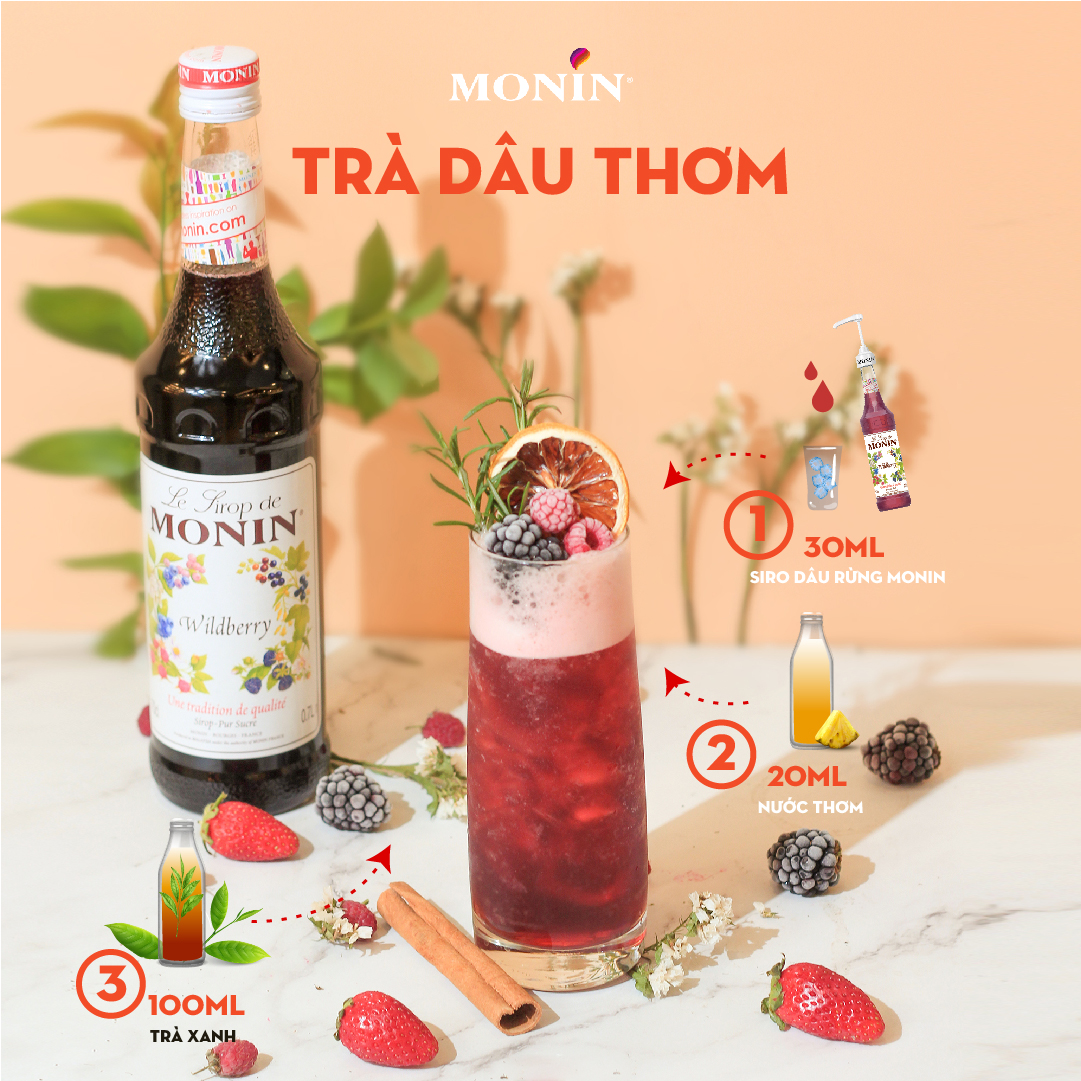 Siro Dâu Rừng MONIN - 700ML