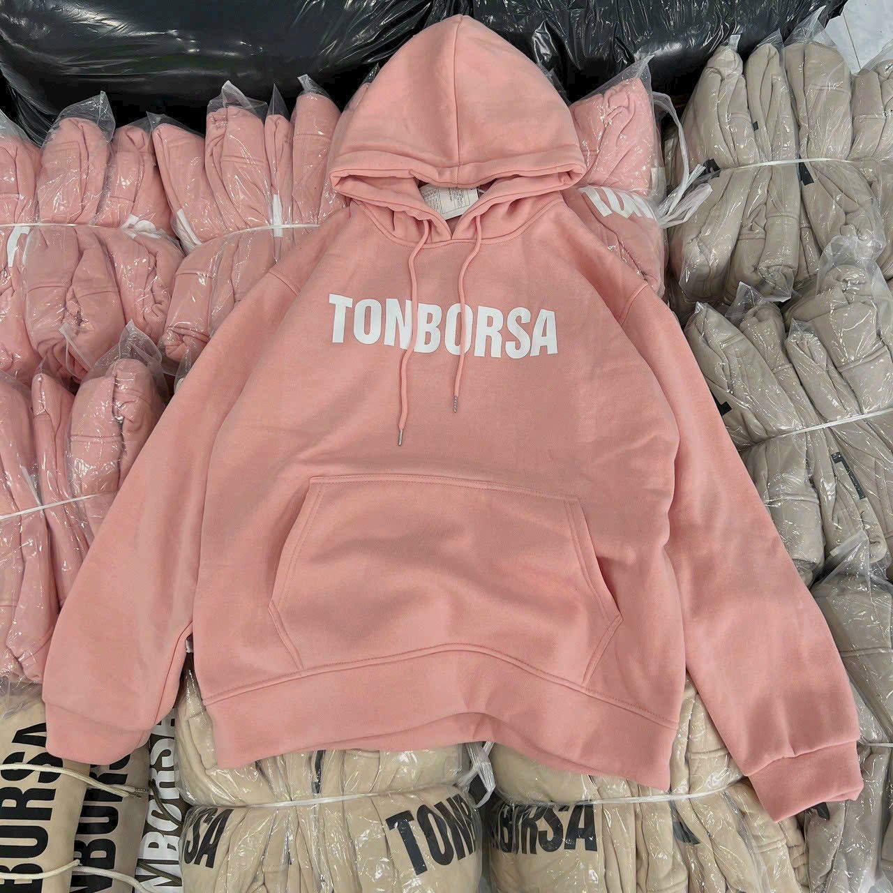 Áo khoác hoodie có mũ unisex nỉ bông dày dặn dáng oversize mặc đôi nam nữ form rộng kiểu dáng hàn quốc In Chữ TONBORSA Nổi Siêu Đẹp có Nón Trùm Đầu To Dây Kéo Tiện Chất Vải Dày Dặn Hàng Hot Trend cá tính chống nắng, Áo sweater chui đầu unisex ulzzang