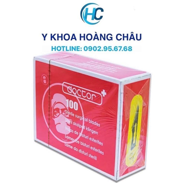 Dao mổ, lưỡi dao phẩu thuật số 11 (Hộp 100 cái)