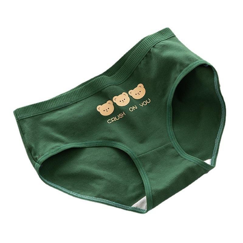 Quần Lót Nữ Cotton Siêu Thoáng Nâng Mông Gấu Xanh QL05