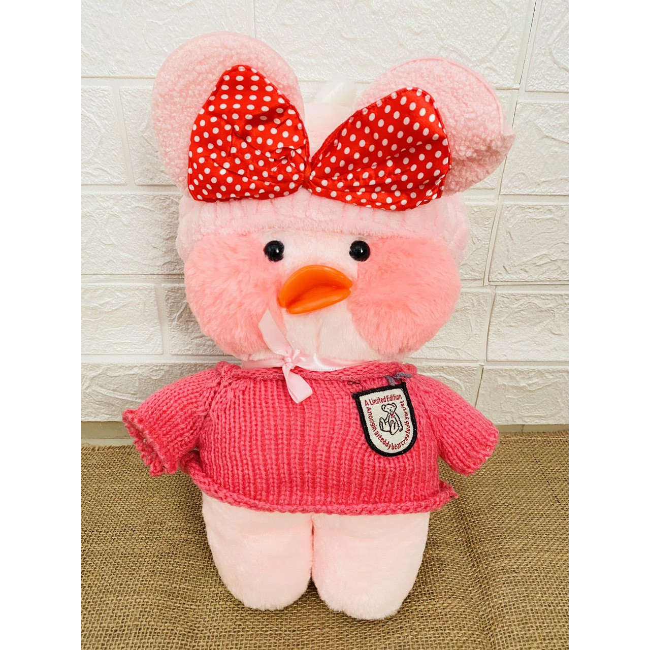 Vịt Má Hồng Lalafanfan Cao 39 cm mẫu AT04