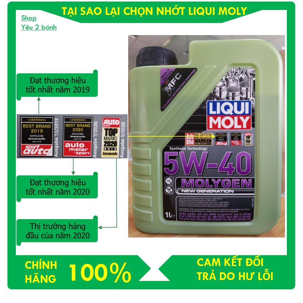 (TẶNG BỌC CHÂN CHỐNG) Nhớt xe tay ga Liqui Moly 5W40