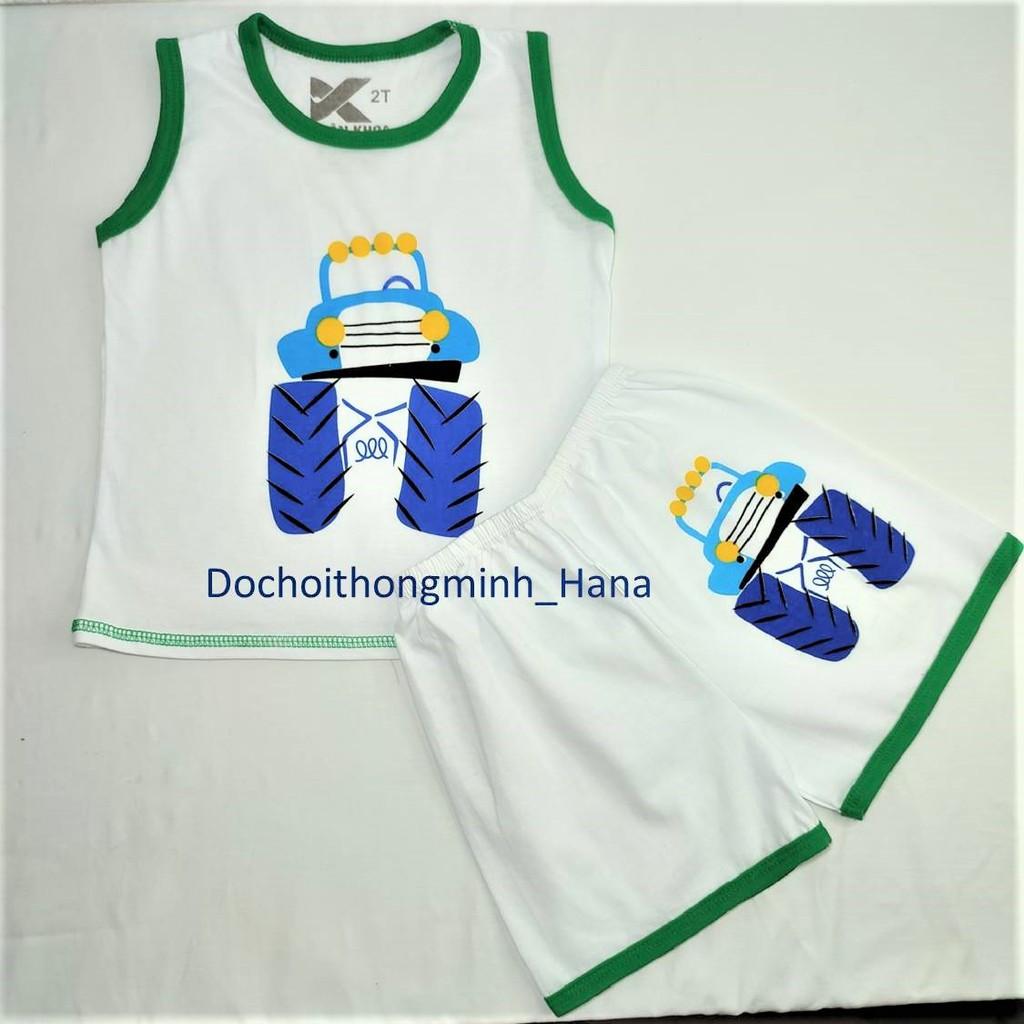 Đồ bộ trẻ em GIÁ XƯỞNG HCM - 100%Cotton Chất vải thoáng mát,thấm hút mồ hôi tốt,họa tiết màu sắc đẹp.XK-SN