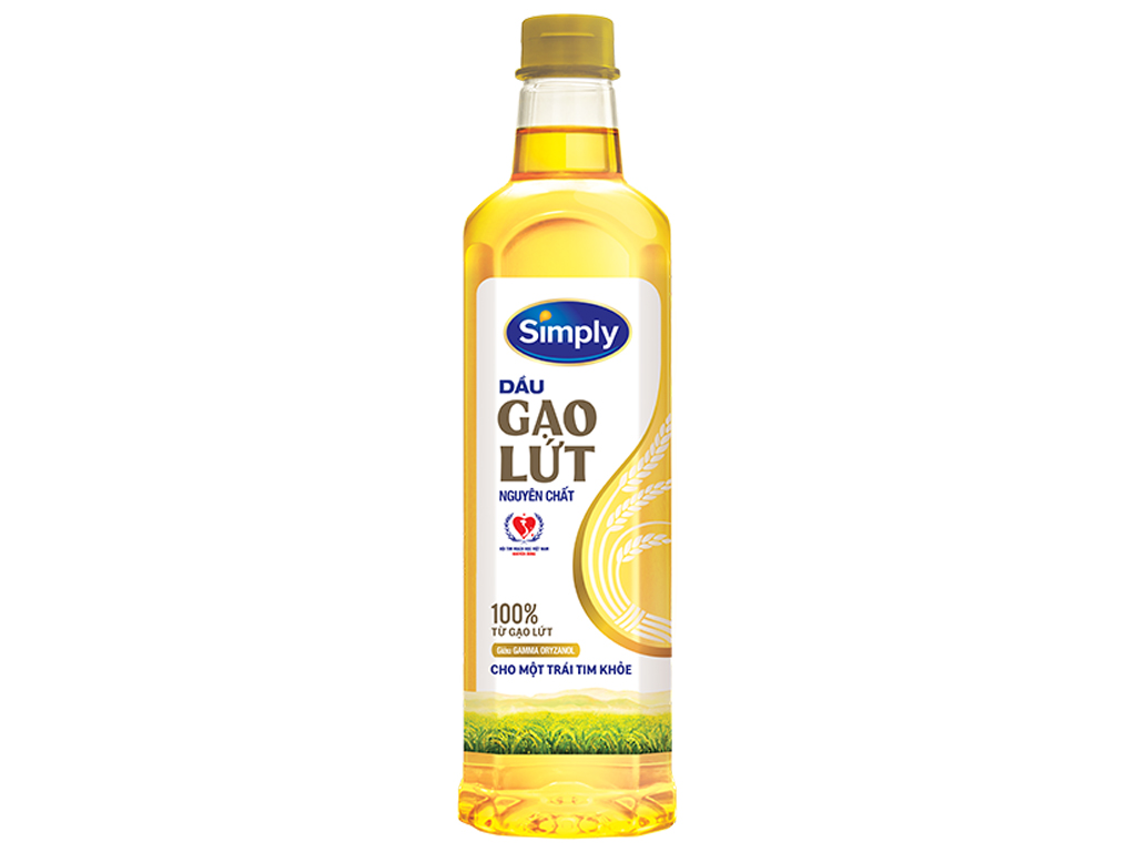 Dầu Ăn Simply Gạo Lứt 1l