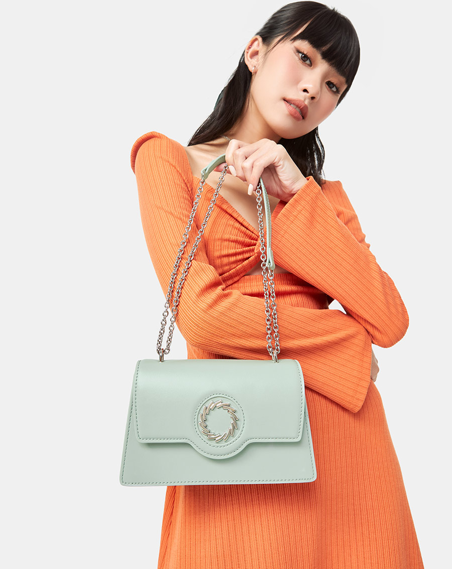 Túi Xách Nữ Thời Trang JUNO Cỡ Nhỏ Nắp Gập Eastern Royal TXN711