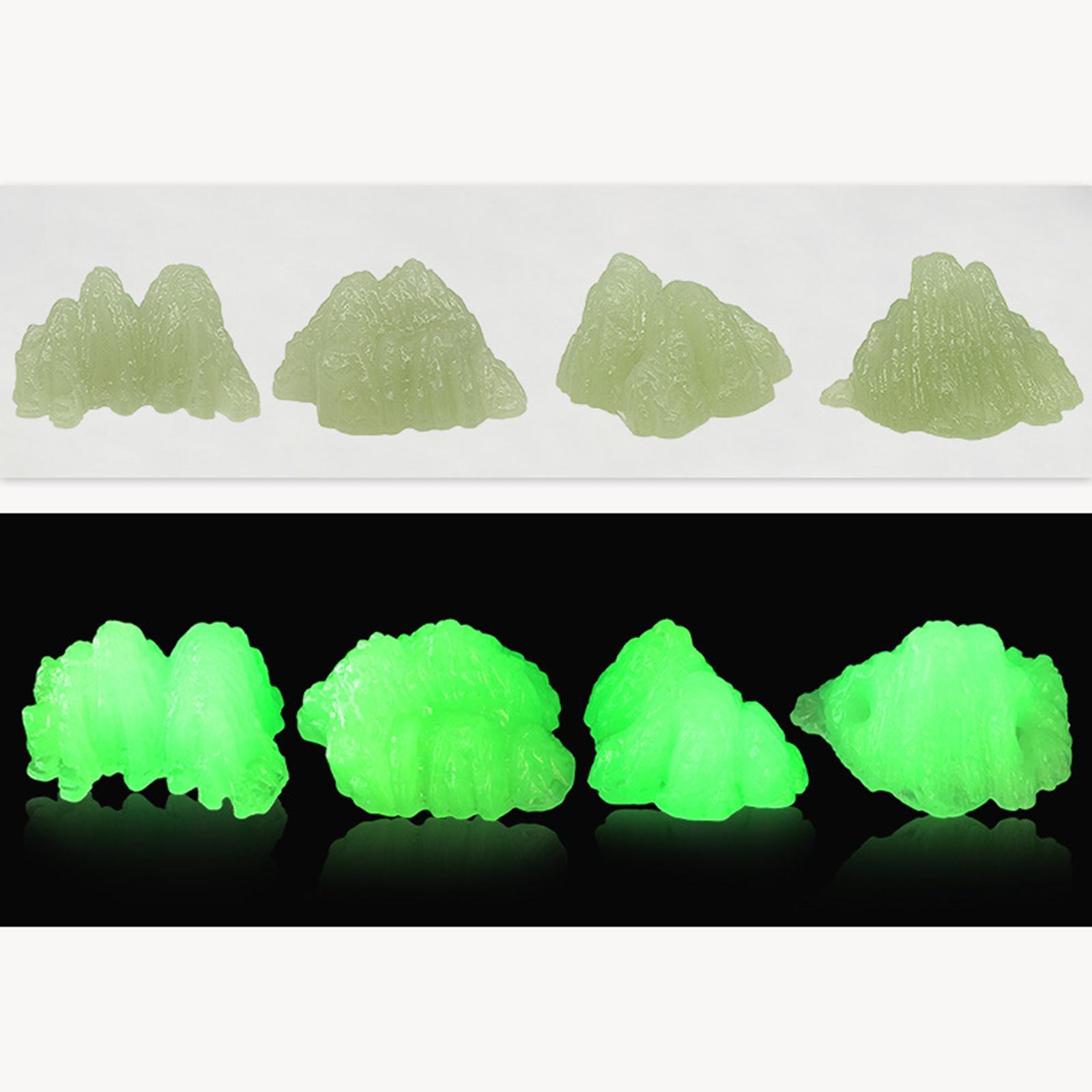 Dark Glowing Rock Luminous Stone for Aquarium Landscaping