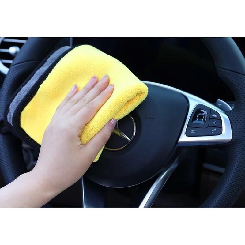 Khăn lau xe ô tô đa năng hàng loại 1 siêu thấm hút 2 mặt
