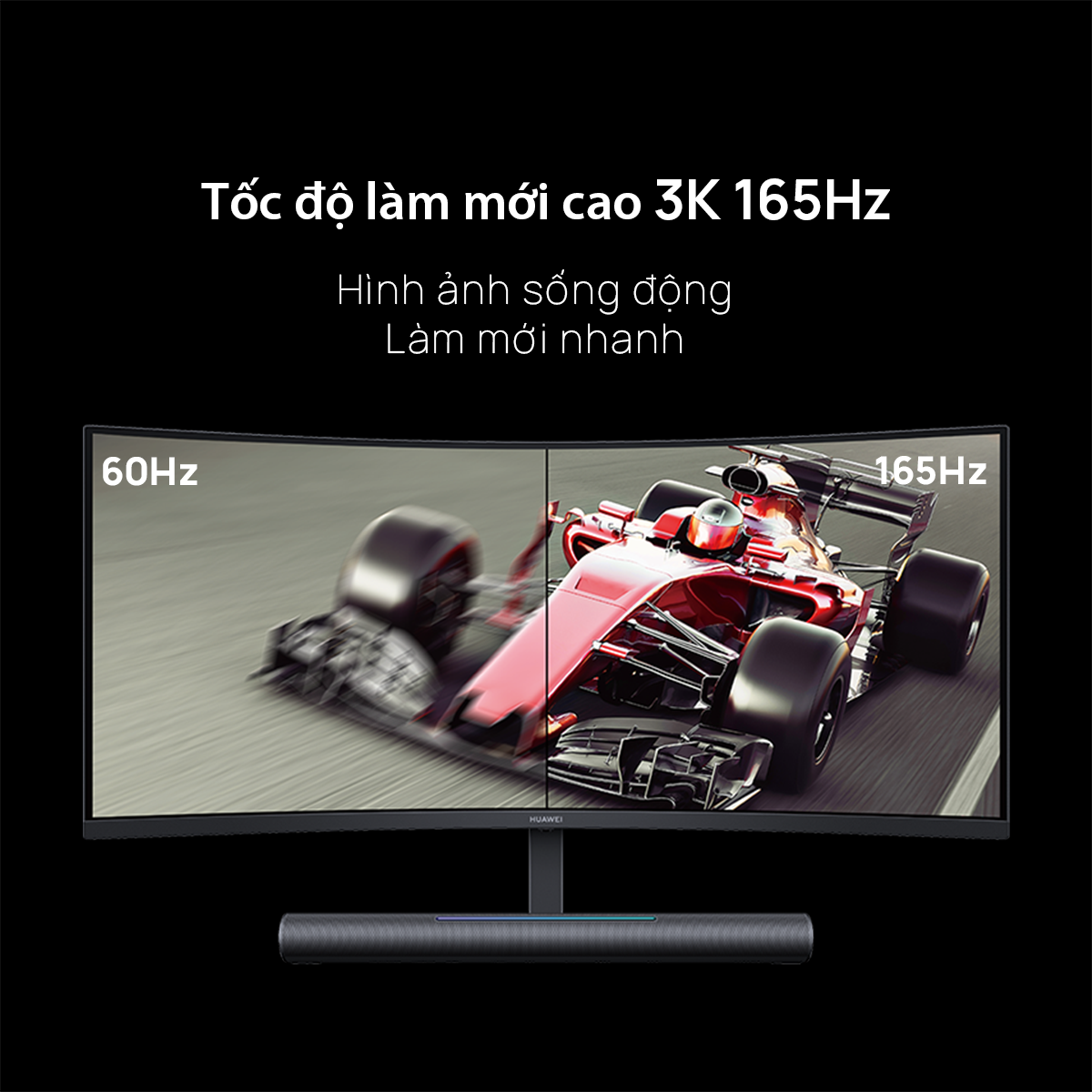 Màn Hình HUAWEI MateView GT | Màn Hình Cong 34” | Độ phân giản 3K 165Hz | Thanh Âm Thanh Nổi | Hàng Chính Hãng