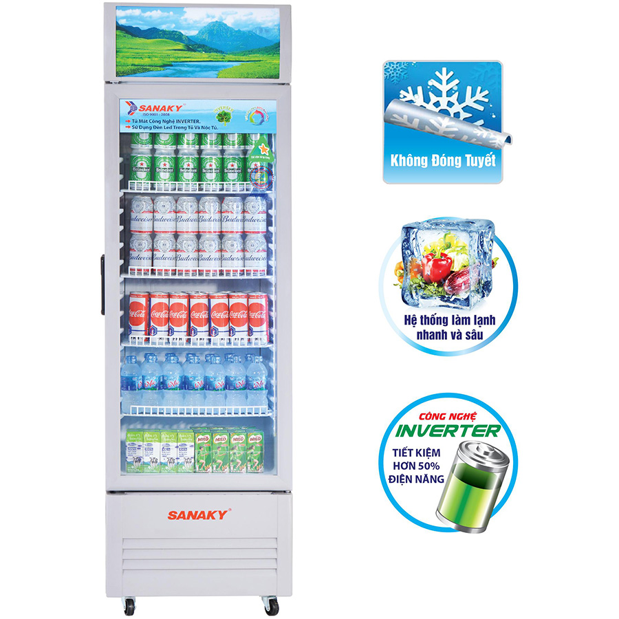 Tủ Mát Sanaky VH-358KL - Hàng Chính Hãng - Chỉ giao tại HCM