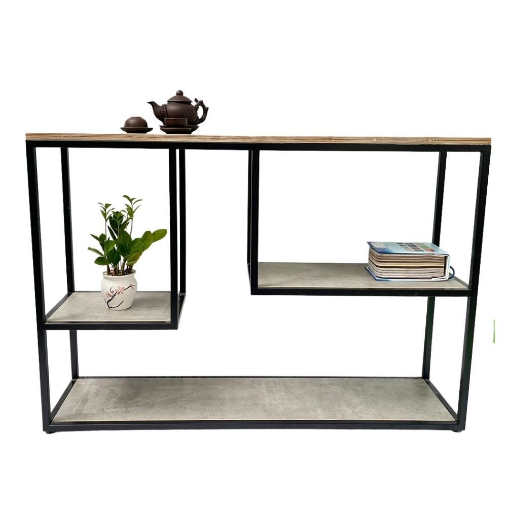 Bàn console trang trí gỗ Plywood khung sắt Juno Sofa CSTC040 120x30x83 cm