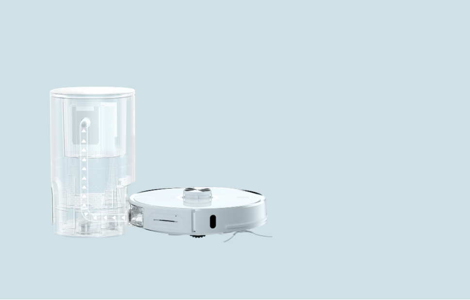 Robot Hút Bụi Lau Nhà Neabot N2 Tự Đổ Rác Thương Hiệu Mỹ - Trợ Lý Nói Tiếng Việt Lực Hút 2700 Pa Lưu 30 Bản Đồ Pin 5200 mAh Công Suất 50W - Hàng Chính Hãng