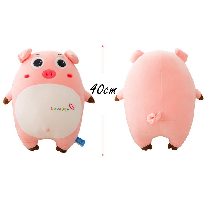 Gấu bông heo LOVE PIG cute 40cm TNB219 Mẫu 2, Heo bông ngộ nghĩnh đáng yêu