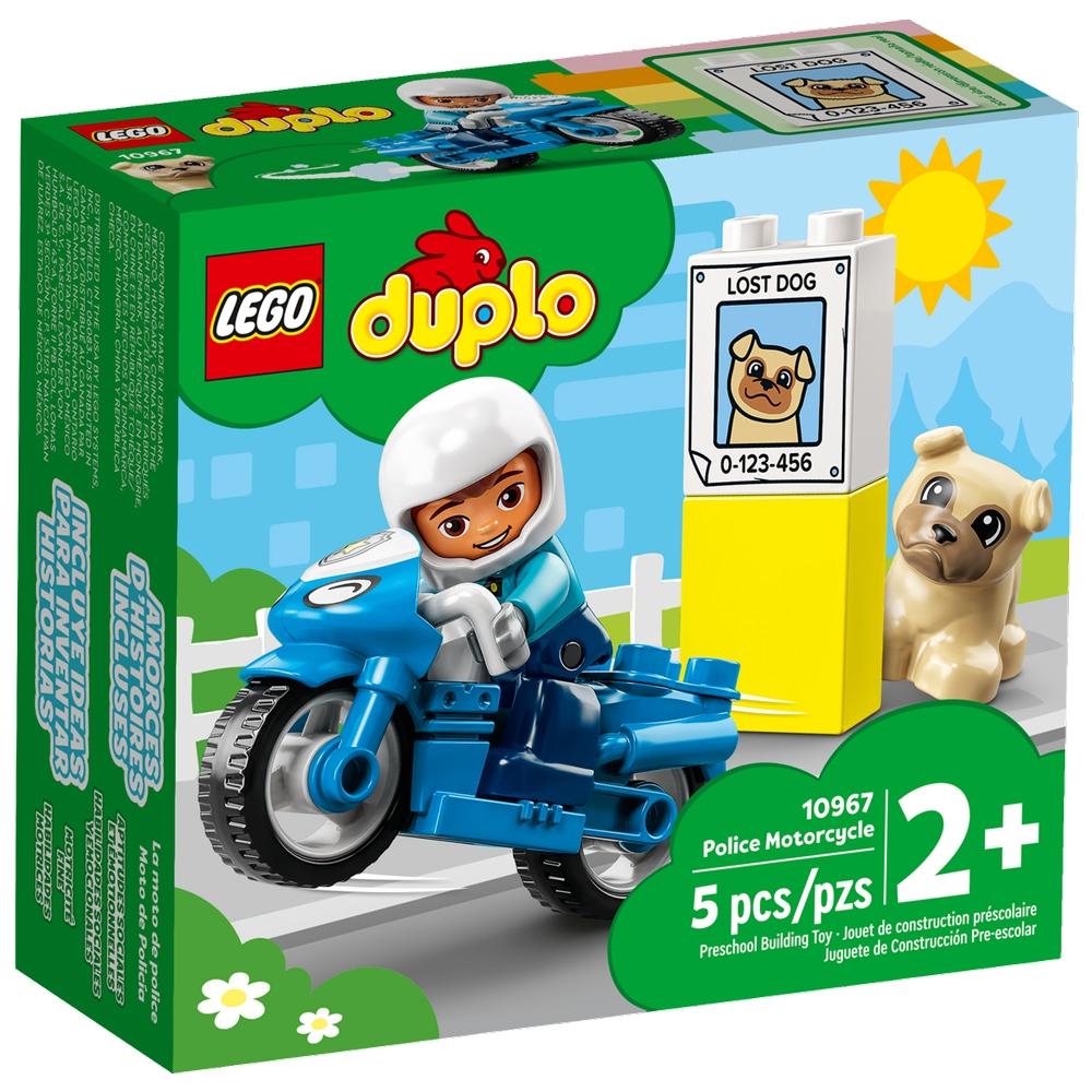 Đồ Chơi Lắp Ráp Lego Duplo 10967 - Police Motorcycle (5 Mảnh Ghép)