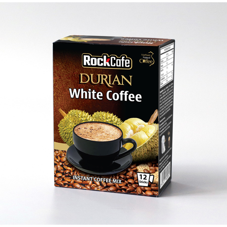 Hộp 12 gói Cà phê Sầu riêng ROCKCAFE (20g/gói)