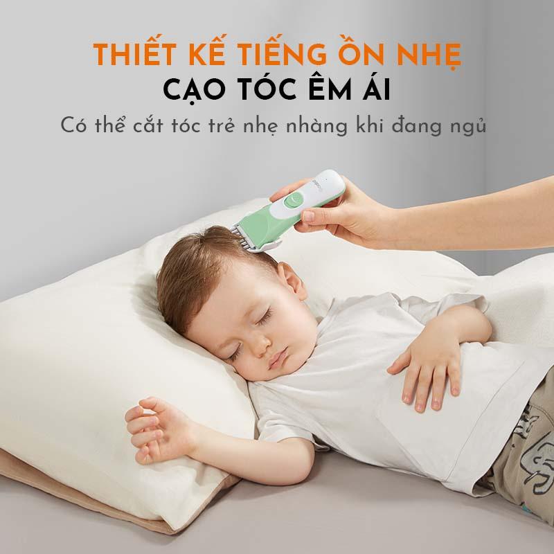 Tông đơ cắt tóc GAABOR GHCL-N5A1 đầu dao cắt bằng sứ, rung nhẹ, tiếng ồn nhỏ, cắt tóc cho bé kể cả khi đang ngủ - Hàng chính hãng