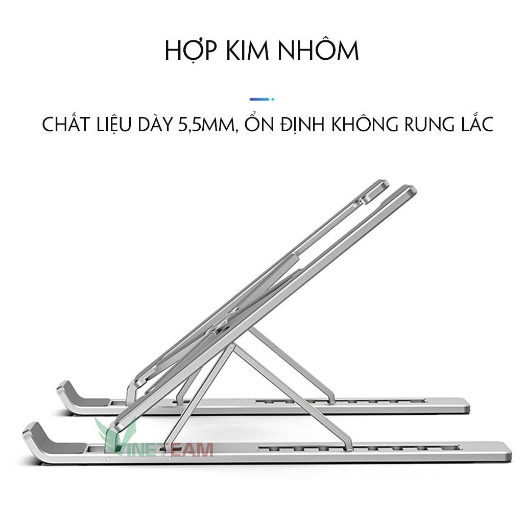 Đế tản nhiệt siêu nhỏ gọn cho Macbook Giá đỡ laptop chất liệu hợp kim nhôm cao cấp Mẫu mới nhất 2020 -dc4175