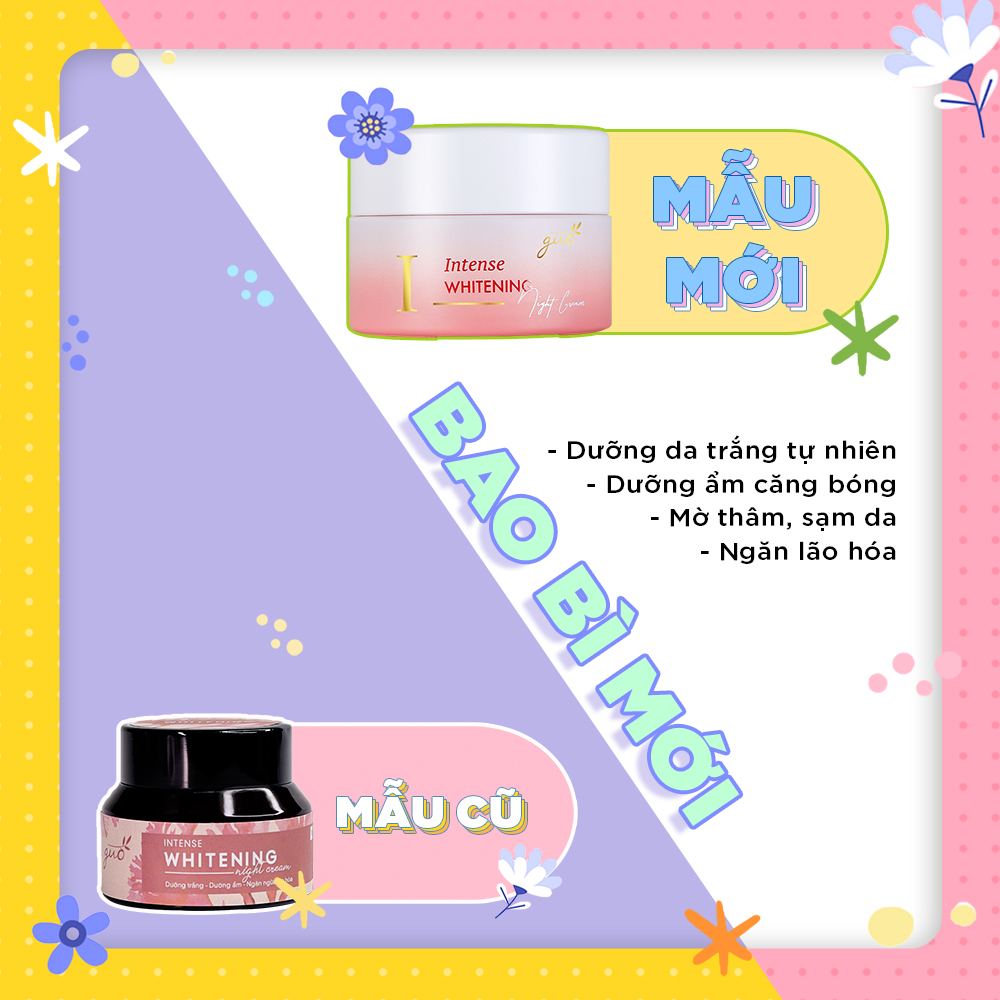 Bộ đôi Kem Face Vi Tảo + Mask Collagen 4in1 GUO dưỡng trắng hồng mờ thâm sạm, chống lão hóa da