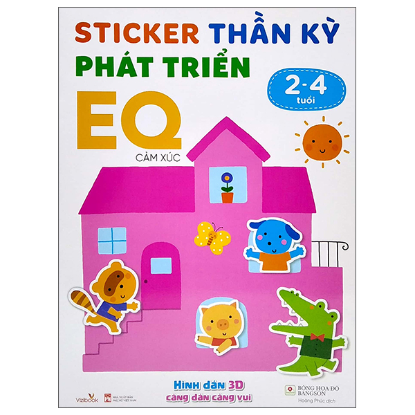 Sticker Thần Kỳ Phát Triển EQ Cảm Xúc Cho Bé 2-4 Tuổi - Sách dán hình cho bé tương tác cho trẻ