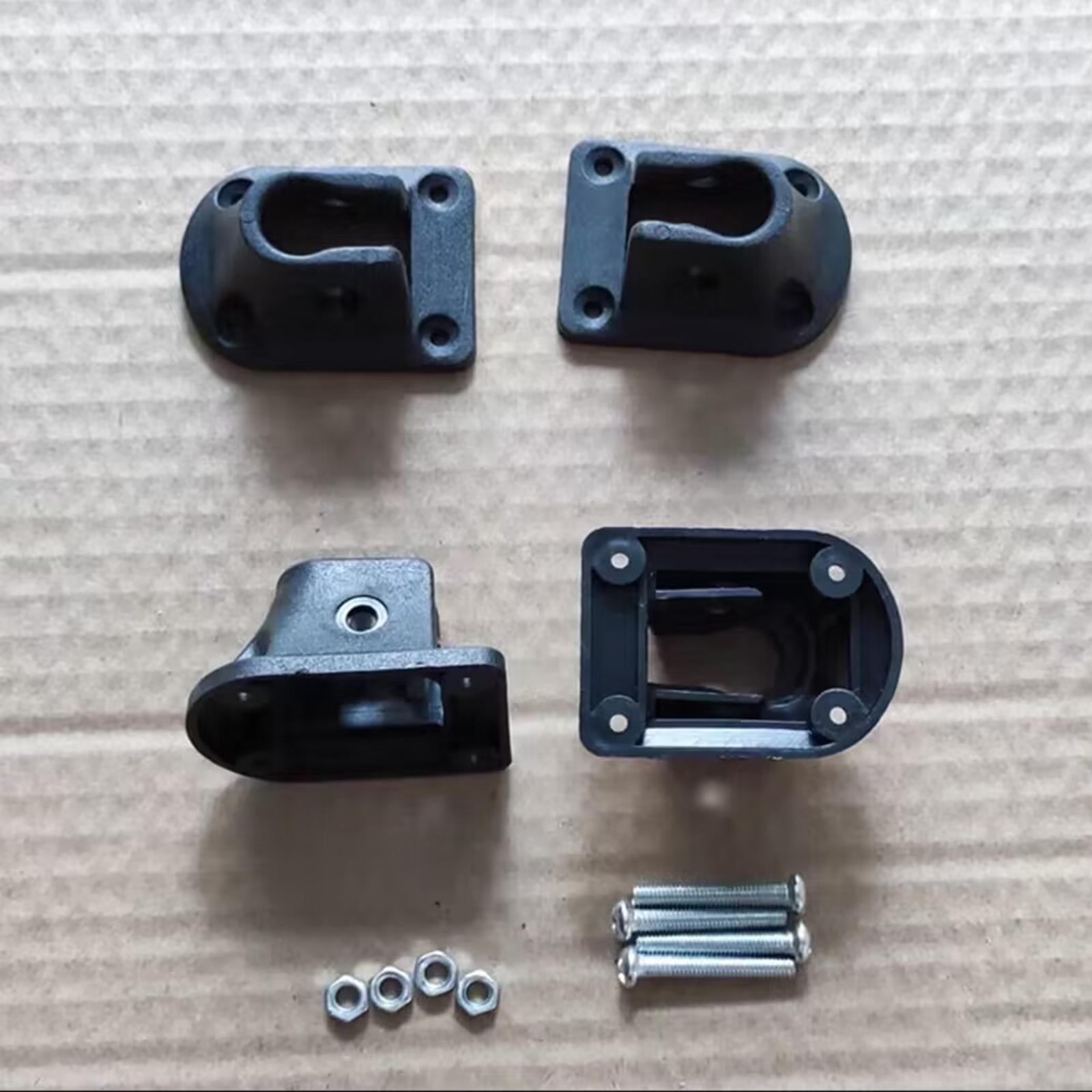 4x Folding Table Leg Brackets Repair Durable Reading Bed Table Leg