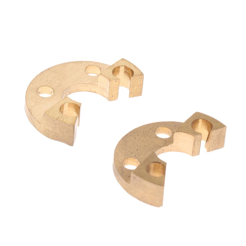 Sunnimix 2 Chiếc Pháp Kèn Trombone Cánh Quạt Dừng Cho Đồng Nhạc Cụ Phần