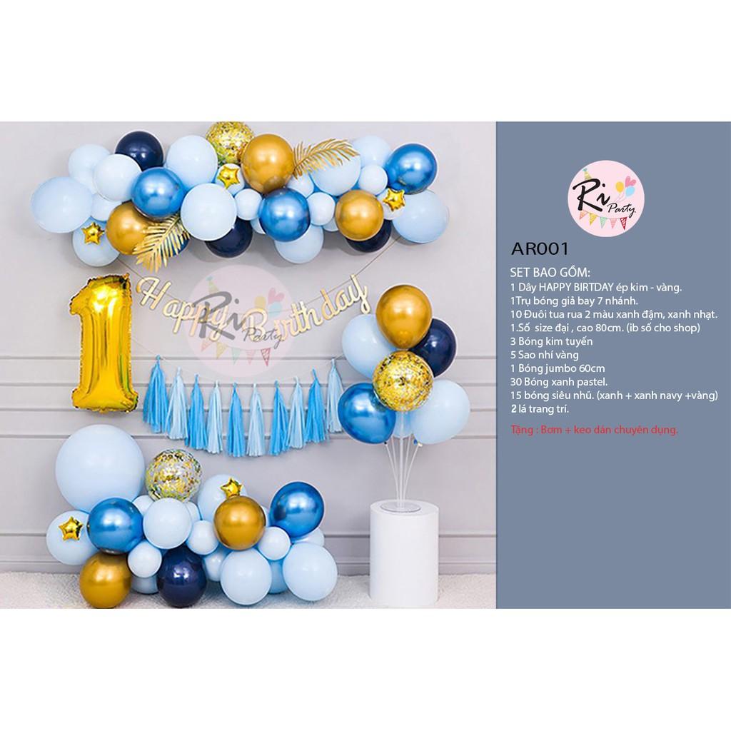 Set Trang Trí Sinh Nhật Bé Trai AR001