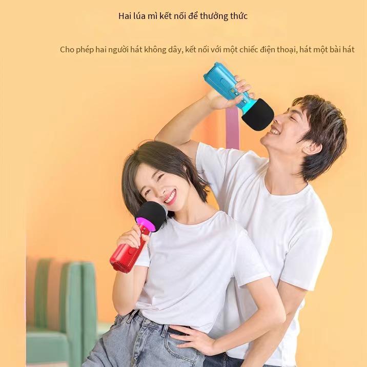 Đảm Bảo Chất Lượng Mới Micro Bluetooth Không Dây K Bài Hát Hiện Vật Trẻ Em Micro Âm Thanh Một Điện Thoại Di Động K Song Bảo