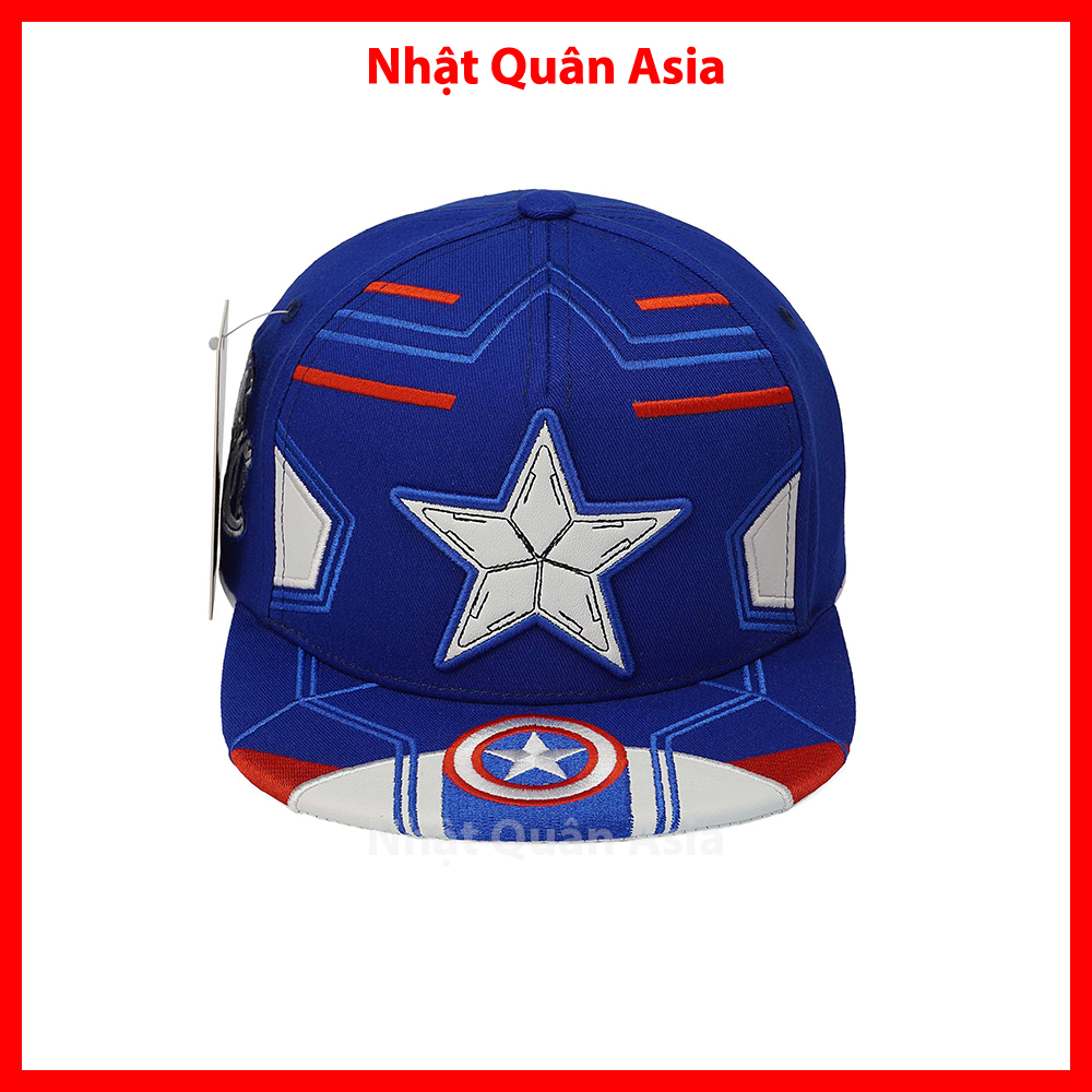 Nón trẻ em Captain America thêu ngôi sao snapback cao cấp siêu dễ thương - Nhật Quân Asia nhatquanasia capman