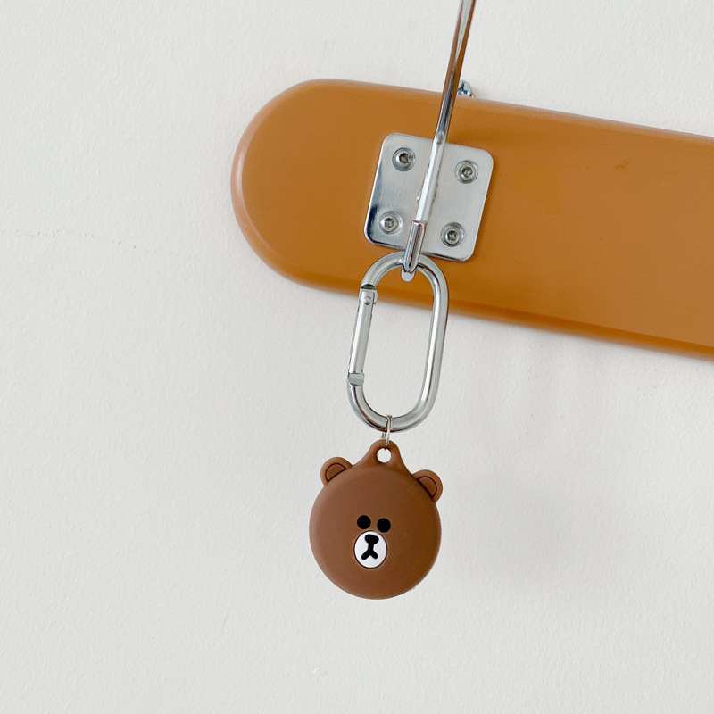 Case Dành Cho Airtag Chống sốc Hình Animal Kai- Hàng Chính Hãng – Gấu Brown