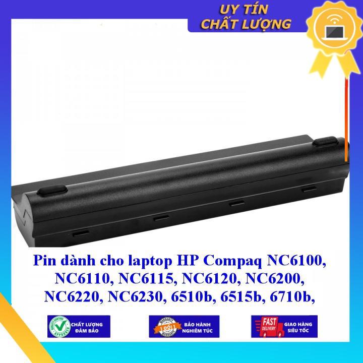 Pin dùng cho laptop HP Compaq NC6100 NC6110 NC6115 NC6120 NC6200 NC6220 NC6230 6510b 6515b 6710b 6710s 6715b - Hàng Nhập Khẩu MIBAT107