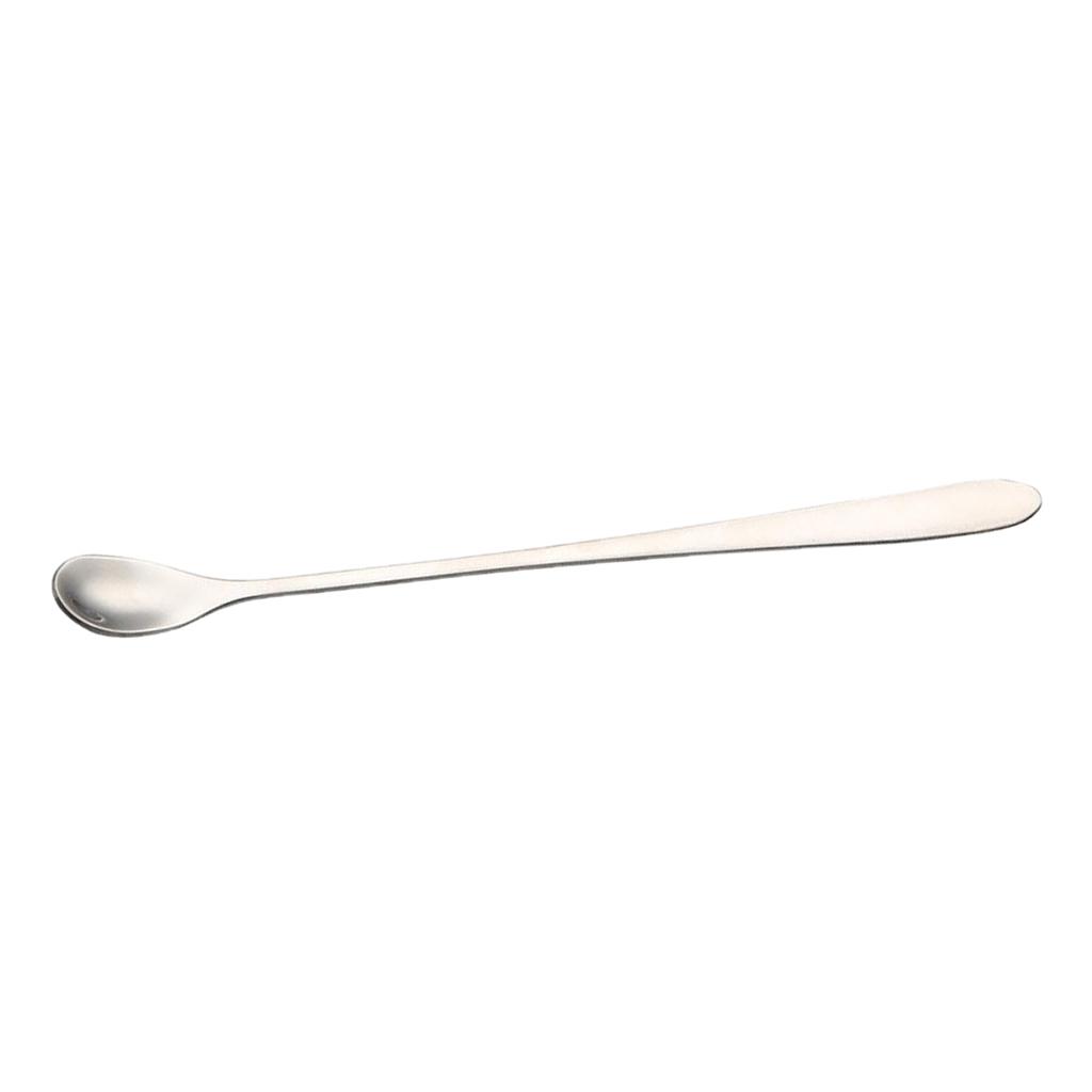 Long Handle Stainless Steel Stirring Spoon Milkshake Drinks Tea Coffee Spoon