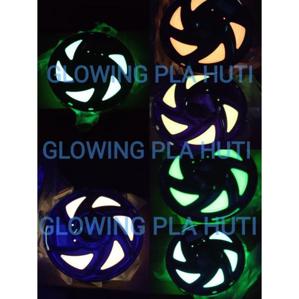 nhựa in 3D PLA phát quang Glowing PLA HUTI 1kg 1.75mm