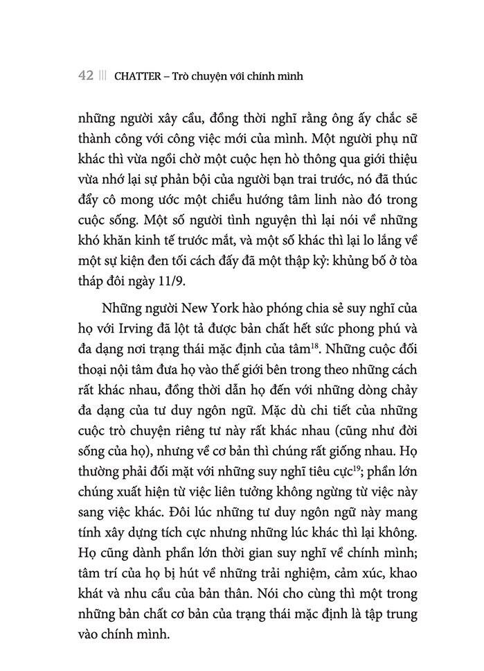 Sách Chatter - Trò Chuyện Với Chính Mình