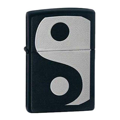 Bật Lửa Zippo 24472 - Bật Lửa Zippo Ying And Yang Black Matte