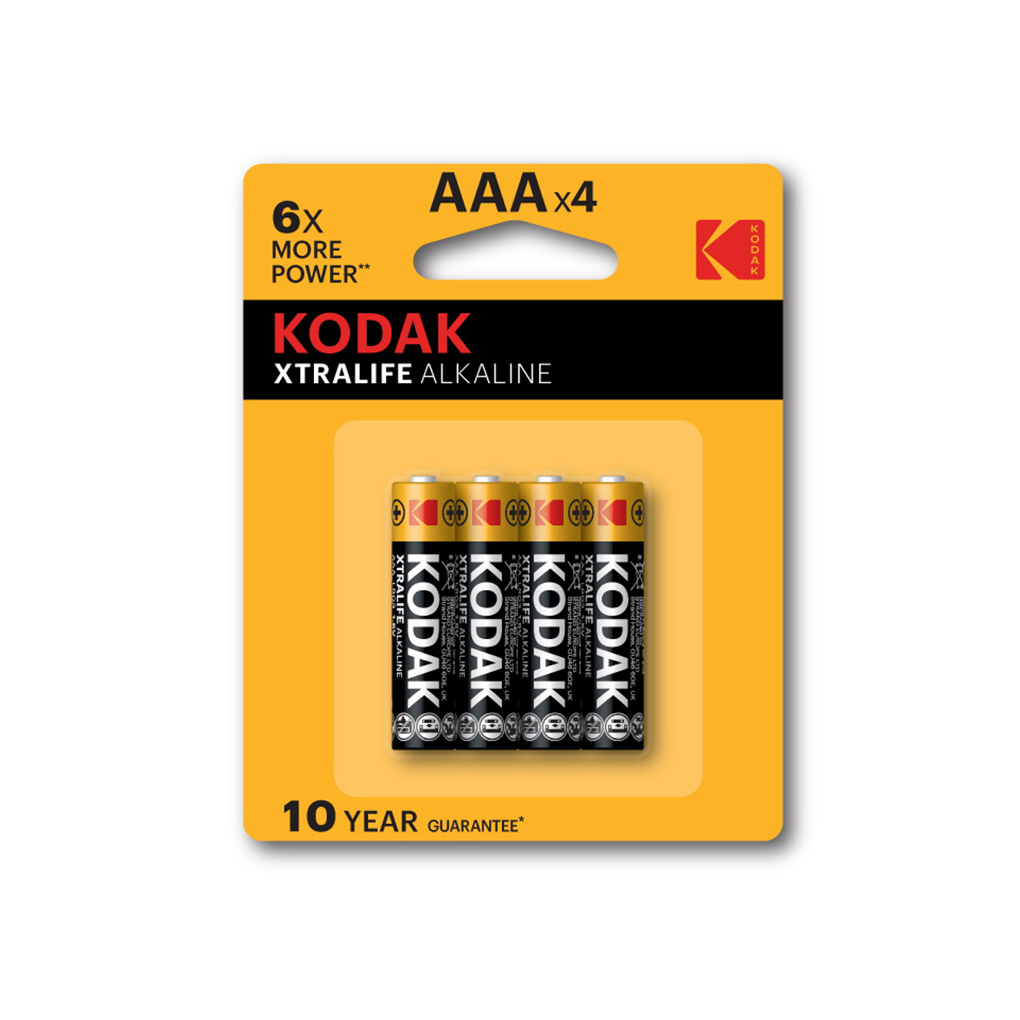 Bộ 4 Pin Kodak Alkaline AAA UBL IB0124