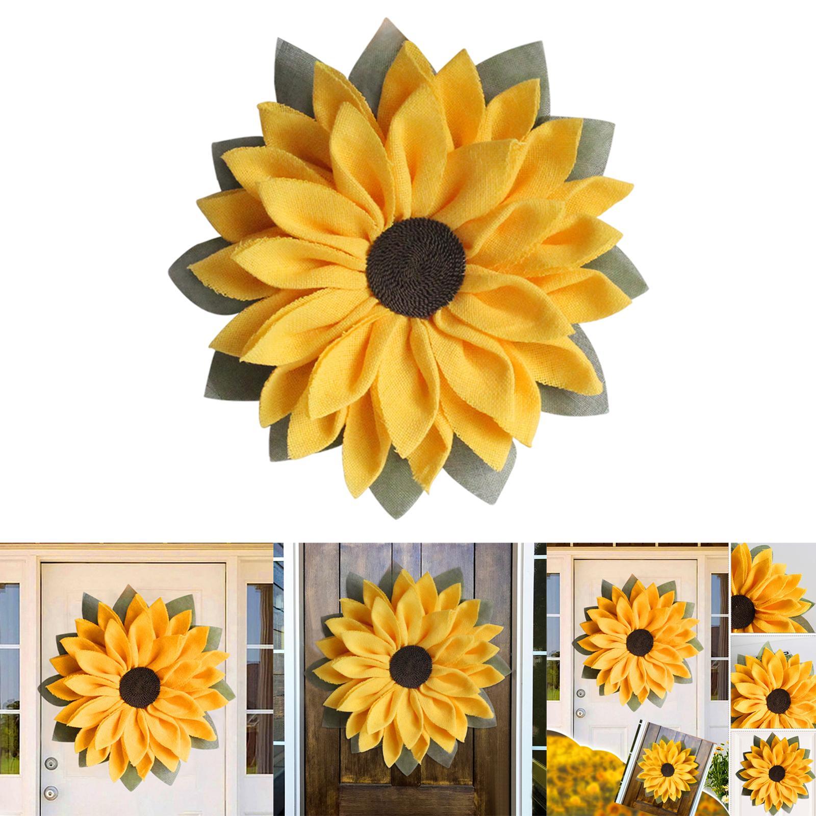 Wreath Front Door Garland Artificial Flower Wreaths for Yard Outdoor