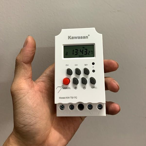 Công tắc hẹn giờ tự động Timer 24h Kawasan KW-TS17C - Hàng chính hãng