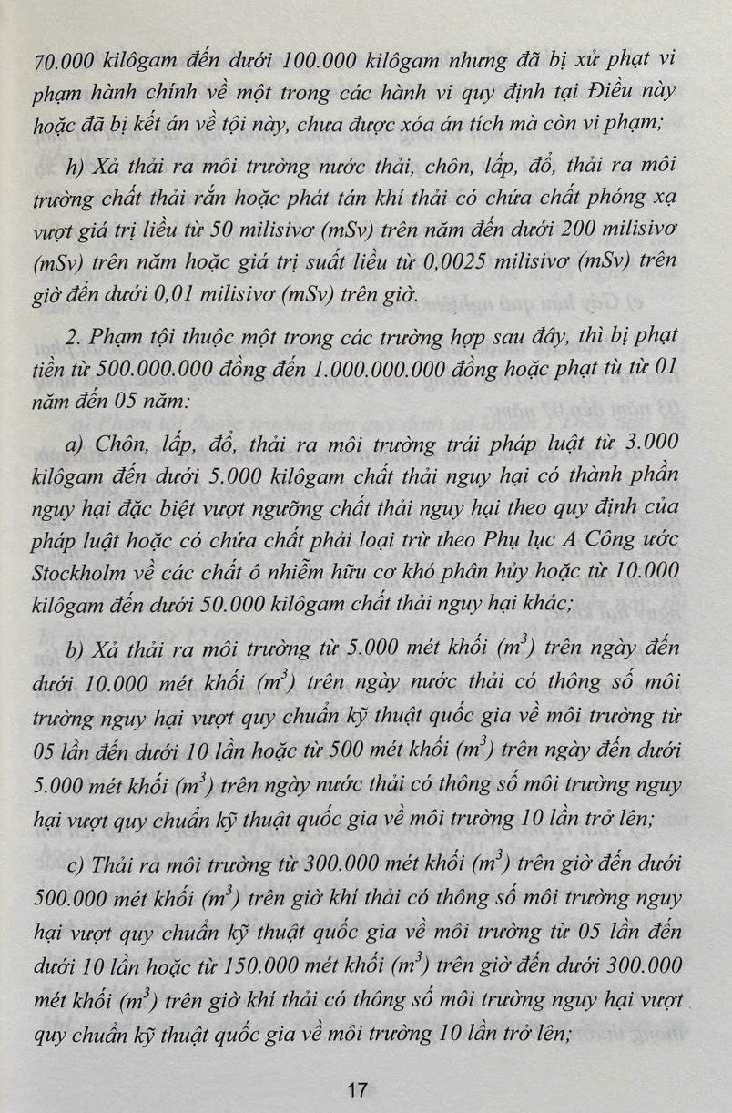 Bình luận Bộ luật hình sự năm 2015- Phần thứ hai Các tội phạm
