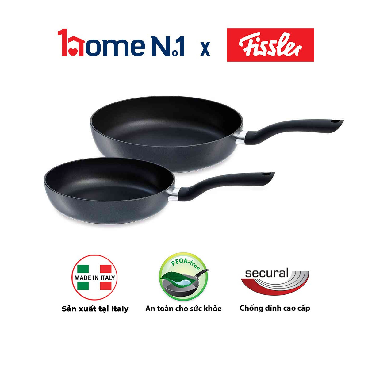 Bộ 2 chảo Fissler Cenit 28cm &amp; 24cm