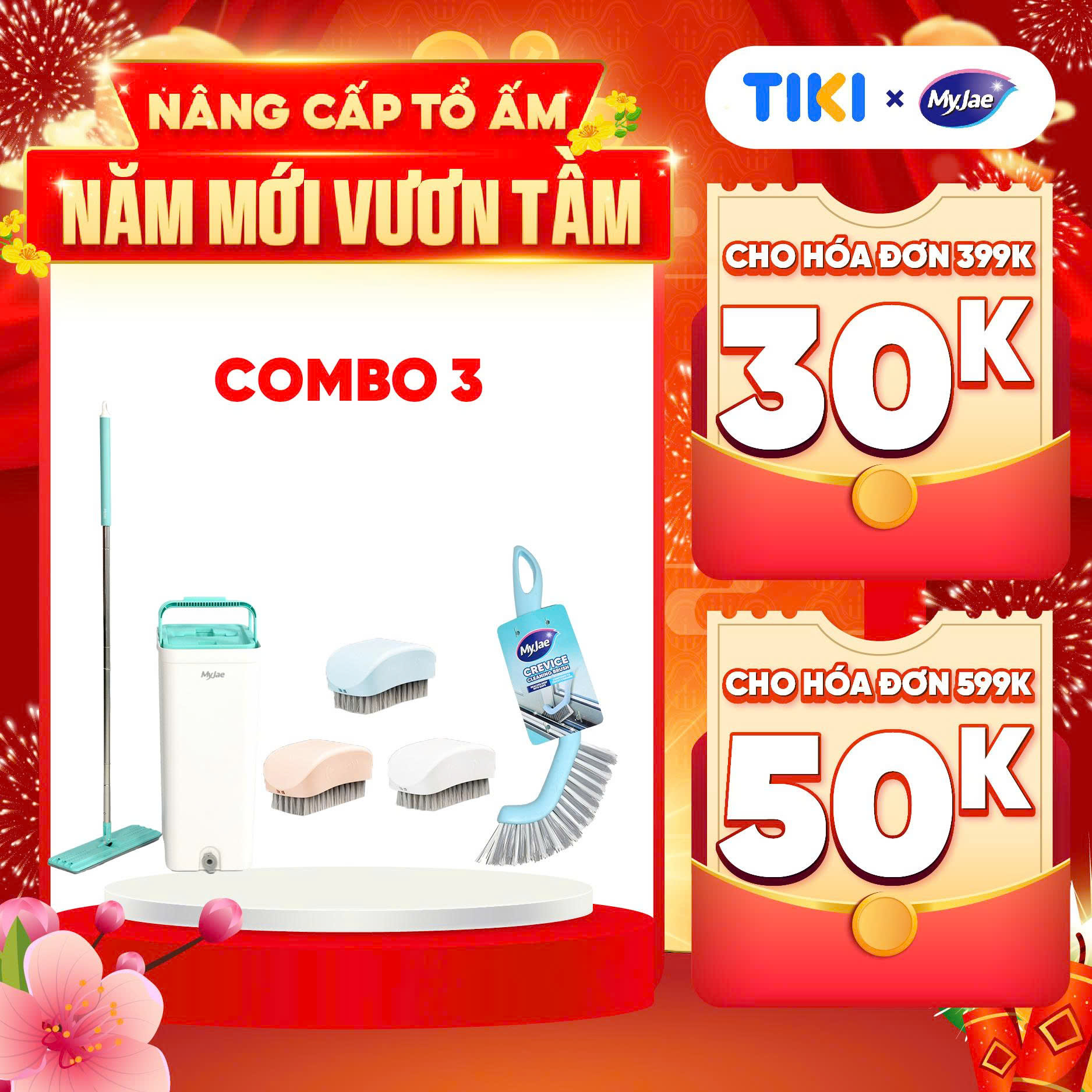 SỐ LƯỢNG CÓ HẠN - Bộ 3 món vệ sinh nhà cửa thông mình, tiện lợi, tiết kiệm thời gian