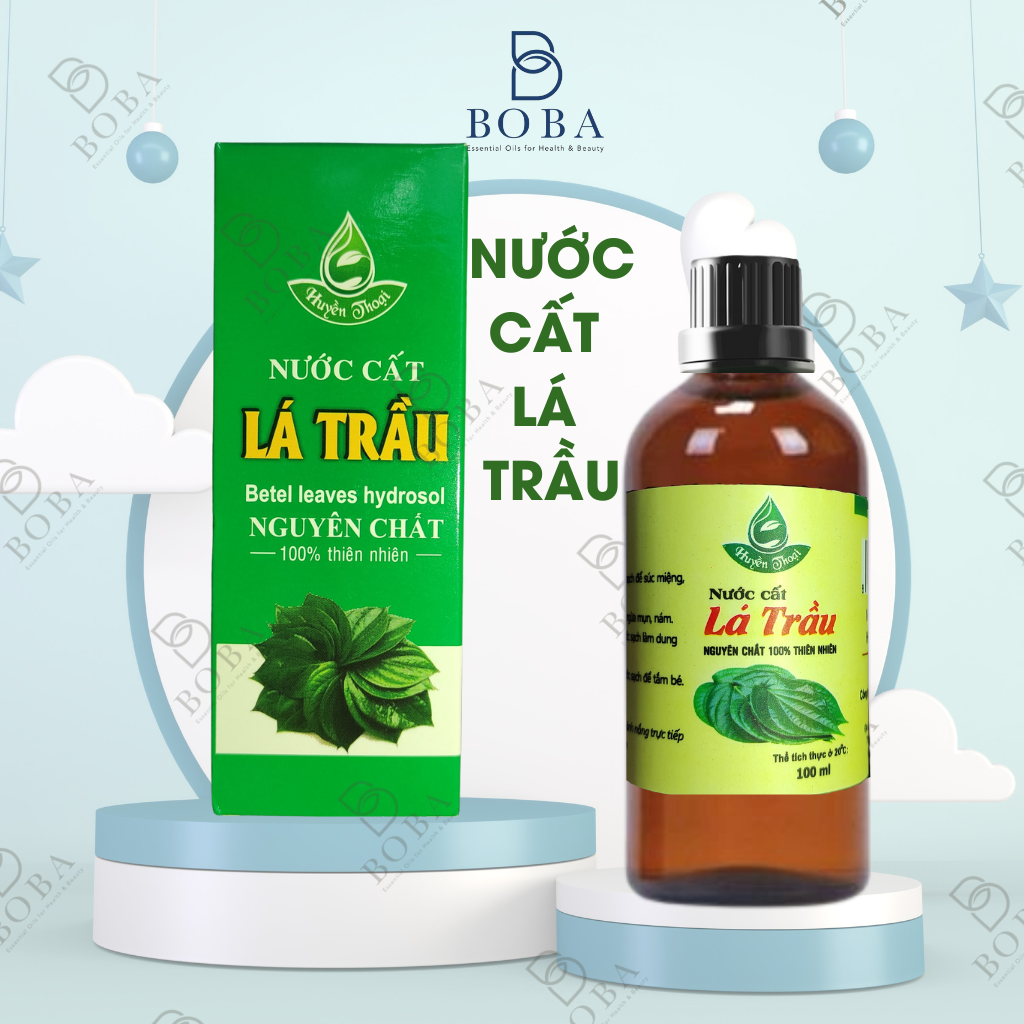 Nước Cất Lá Trầu Nguyên Chất, Chiết Xuất Lá Trầu.