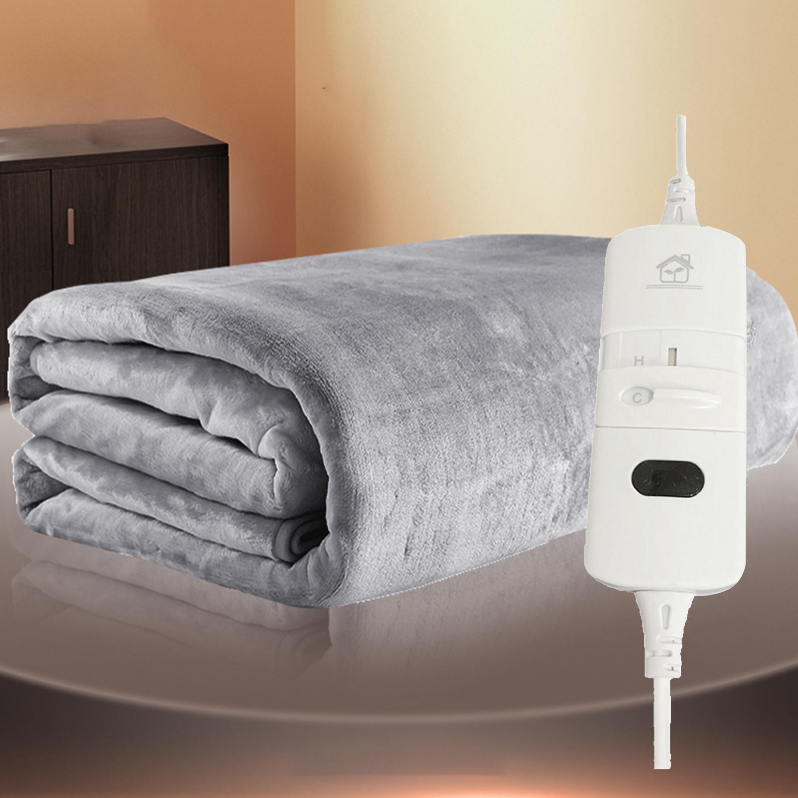 Heated Blanket Adjustable Temperature Setting for Bedroom Home Traveling Office Household