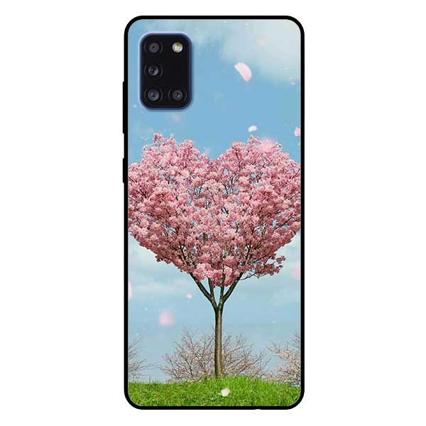 Ốp lưng dành cho Samsung A31 mẫu Cây Đào Tim