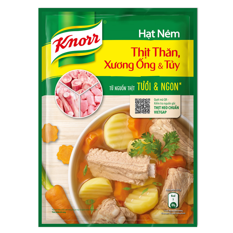 Hạt nêm KNORR thịt thăn - xương ống và tủy 900g -
