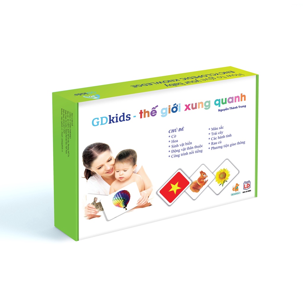 GDKIDS – Bộ Thẻ Học Thông Minh Thế giới xung quanh Glenn Doman (100 Thẻ Flashcards)