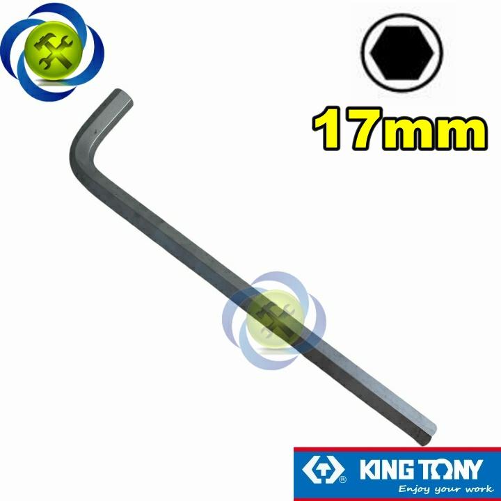 Lục giác chữ L 17mm Kingtony 112517 loại 2 đầu bằng dài 337mm