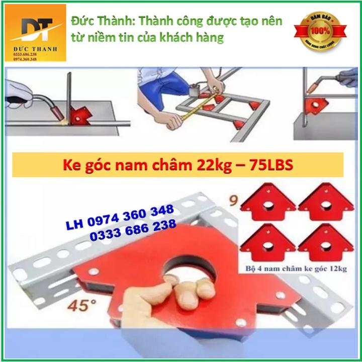 Nam châm ke góc hàn - Lực hút 22KG.