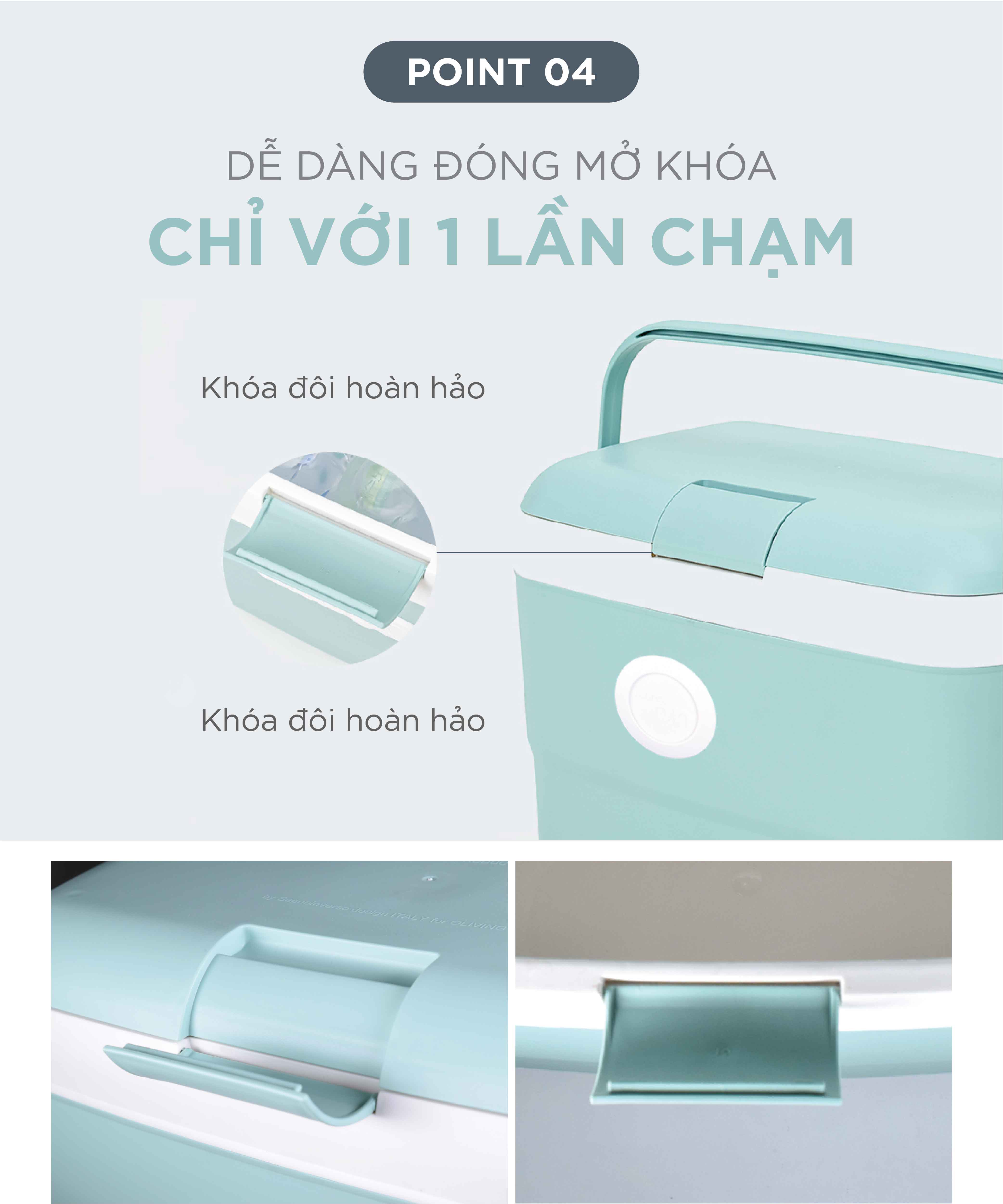 COMBO 2 thùng đá LIVINGON loại 9L & 21L
